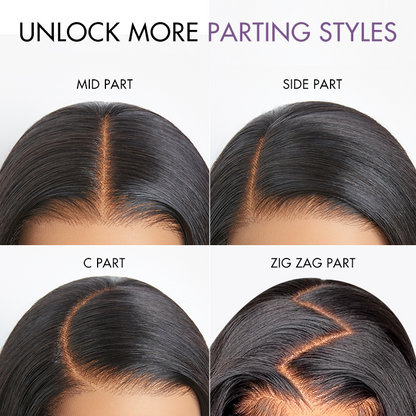 Luvme All-Day Comfort™ Wig 180% Density Bone Straight with Baby Hair PartingMax Glueless 7x6 Closure HD Lace Wig Pre-Cut Lace