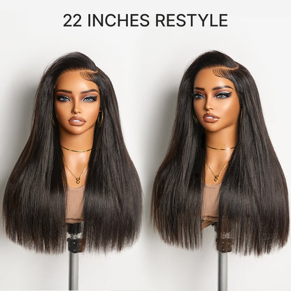 Luvme All-Day Comfort™ Wig 180% Density Bone Straight with Baby Hair PartingMax Glueless 7x6 Closure HD Lace Wig Pre-Cut Lace