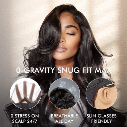 Luvme All-Day Comfort™ Wig 180% Density Bone Straight with Baby Hair PartingMax Glueless 7x6 Closure HD Lace Wig Pre-Cut Lace