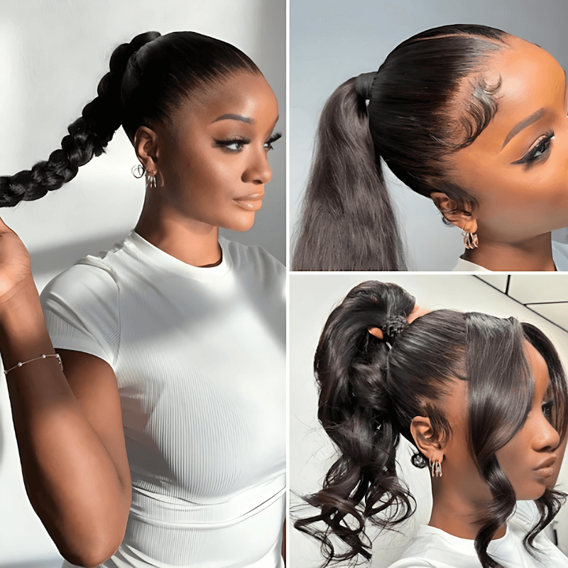 Invisi Strap 360 Transparent Lace Frontal Body Wave Wig Face Framing Snug Fit All Sizes Human Hair Wigs Flash Sale