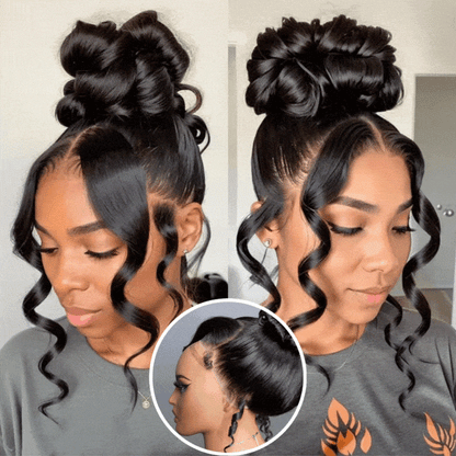 Invisi Strap 360 Transparent Lace Frontal Body Wave Wig Face Framing Snug Fit All Sizes Human Hair Wigs Daily Deal