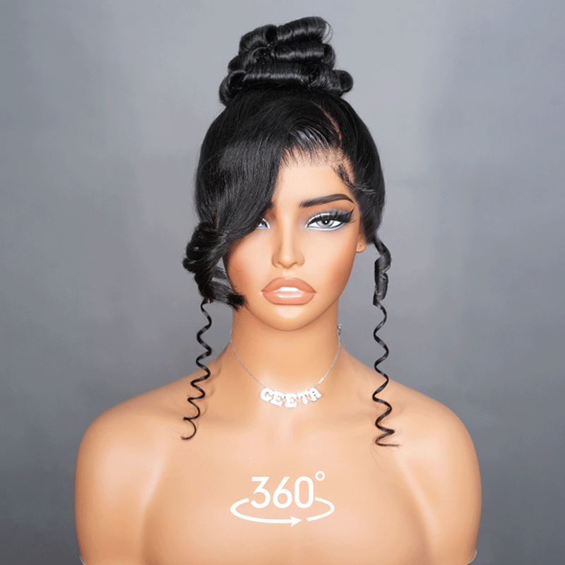 Invisi Strap 360 Transparent Lace Frontal Body Wave Wig Face Framing Snug Fit All Sizes Human Hair Wigs Flash Sale