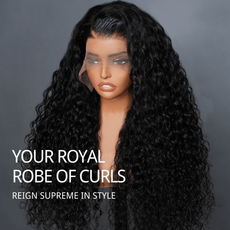 Water Wave 13x6 Lace Front / 7x5 Pre Cut Transaparent Lace Glueless Put On And Go Wig Flash Sale