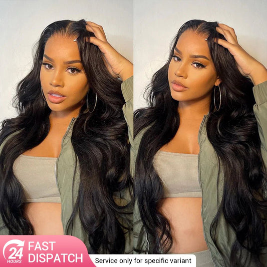 $179 26Inch 180% Density Body Wave Lace Frontal Wig Upgrade Invisi Drawstring Glueless Wigs Flash Sale