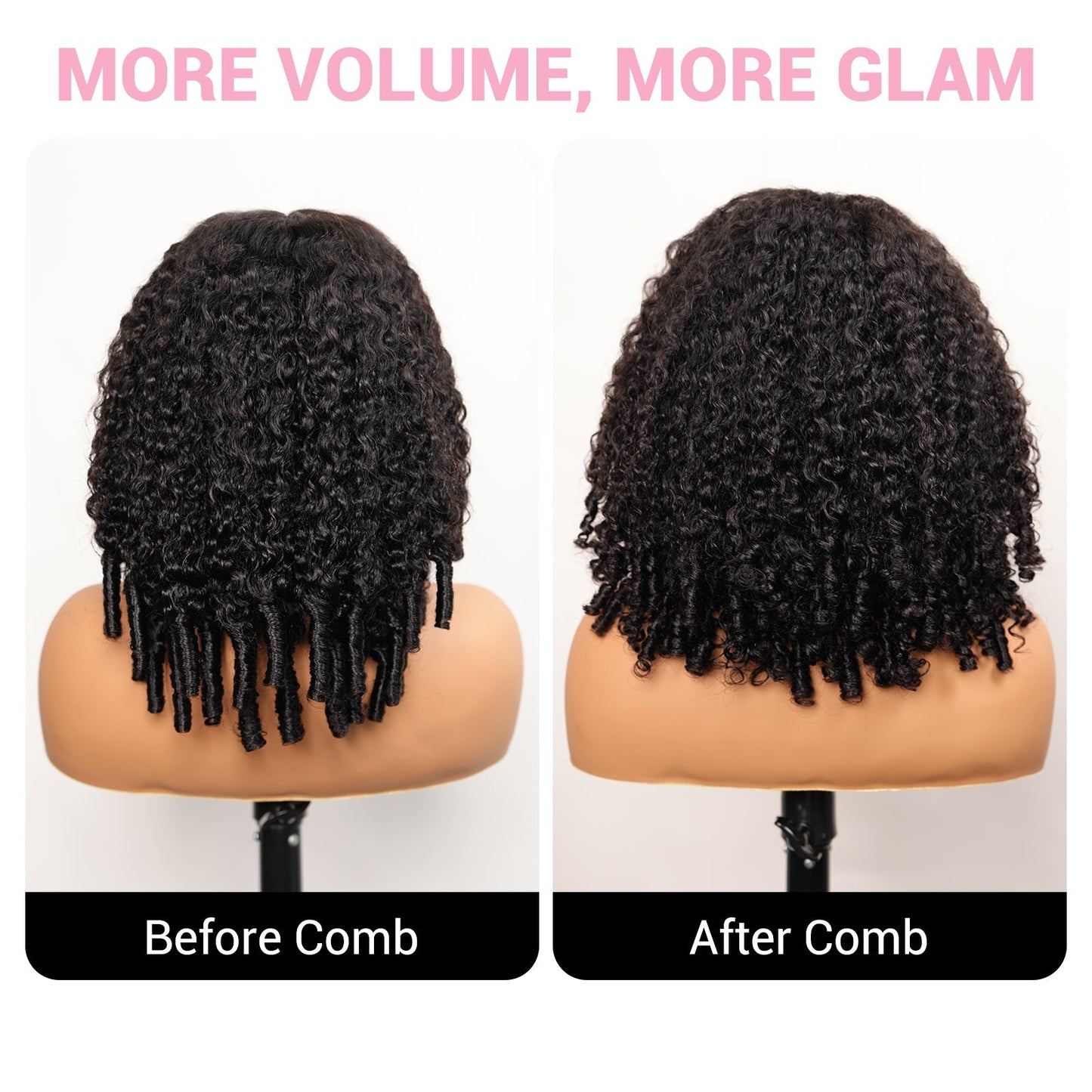 Burmese Curly 13x4 Lace Front Wig 100% Human Hair Wigs Curly Hair Pre Plucked Hairline Flash Sale