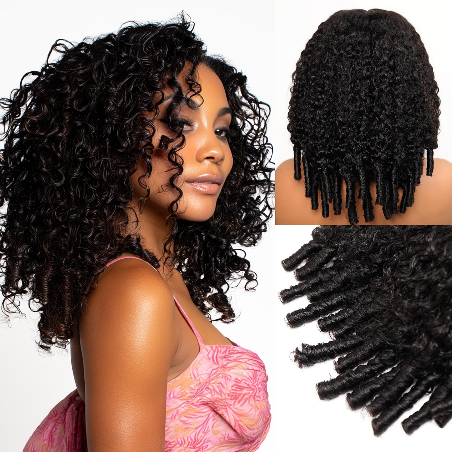 Burmese Curly 13x4 Lace Front Wig 100% Human Hair Wigs Curly Hair Pre Plucked Hairline Daily Deal