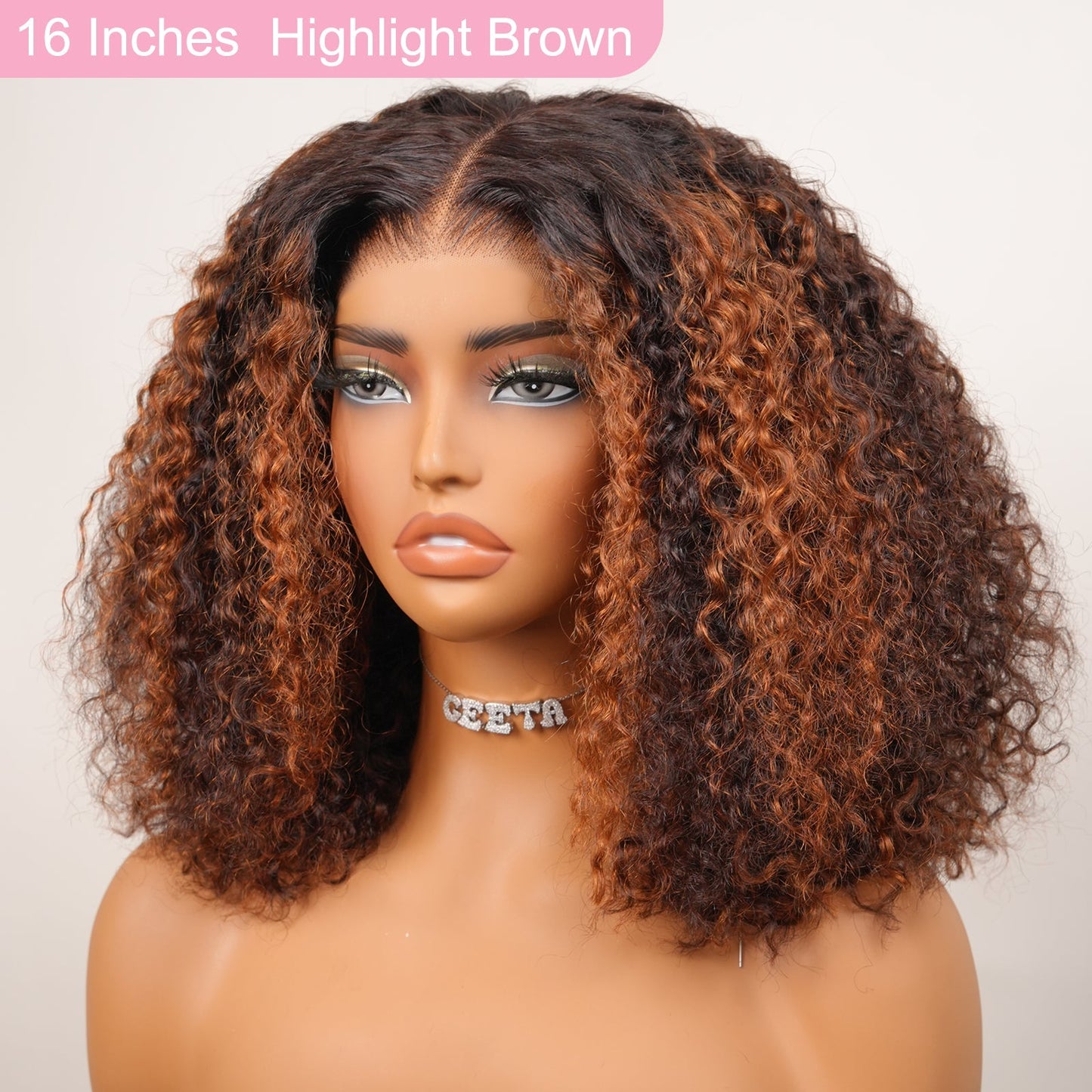 250% Density Kinky Curly 7x5 / 13x4 Lace Front Bob Wigs Glueless Human Hair Wig Flash Sale